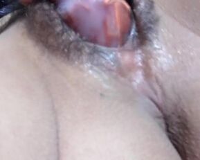 Littlelillyfckslut's Hairy Loose Pussy Fucked by Big Nipples Amateur