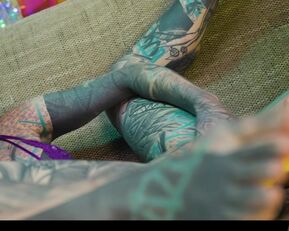 Watch these tattooed sluts go wild in hardcore anal threesome action