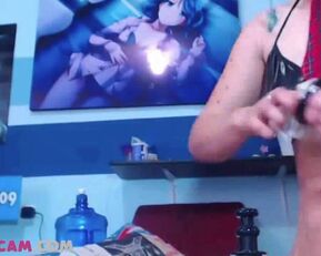 KarlaKole gets her tight ass drilled by a dildo machine