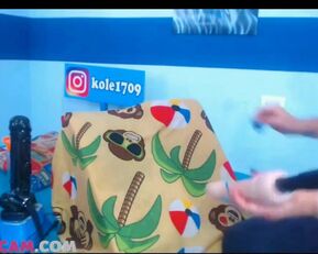 KarlaKole squirts while fisting herself with dildos and toys on webcam