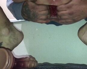 Hot kinky amateur babe stretches her pussy with a tiny dragon dildo