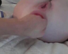 Watch this kinky babe stretch her tight ass with a fist and get ready for a prolapse!