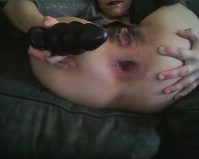 Hot kinky joi: Amateur fisting and prolapse challenge leads to anal farts and prolapse