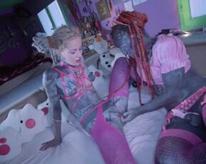 Naughty couple goes wild with bizarre dildos and kinky fisting action on webcam