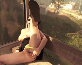 Coca-Cola's tight ass gets pounded before public prolapse