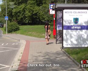 Mature babe gets her prolapses out in public for 25,000 usd