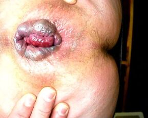 My tight ass is stretched wide open wide open