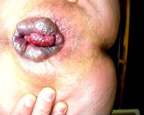 My tight ass is stretched wide open wide open