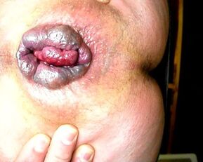 My tight ass is stretched wide open wide open