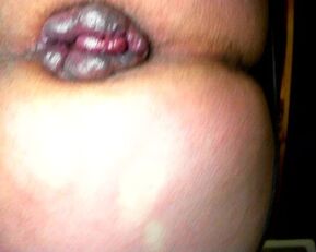 My tight ass is stretched wide open wide open