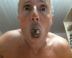 Watch OLibrius71 get drenched in pee & spit in a cum-filled mouth