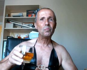 OLibrius71 indulges in extreme piss drinking and prolapse fun