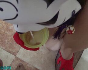 Kinky Japanese MILF Inseminates and Creampies Uterus Cam