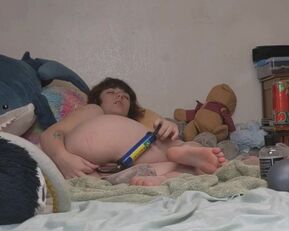 Watch this hot babe's tight ass prolapse as she takes a hard anal pounding!