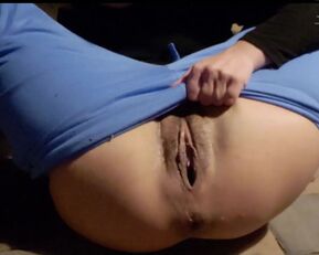 Watch this naughty teen push her ball out of her pussy and prolapse