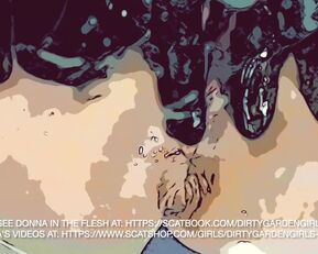 Watch Donna's dirty prolapse animation with piss and solo action
