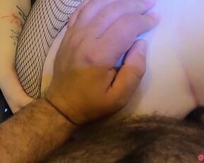 Violet Buttercup takes two cocks in her ass at once with a fisting frenzy