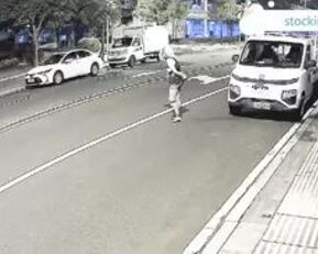 Watch this Asian BBW get dominated in public by a male officer while running in handcuffs