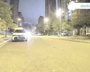 Watch this Asian BBW get dominated in public by a male officer while running in handcuffs