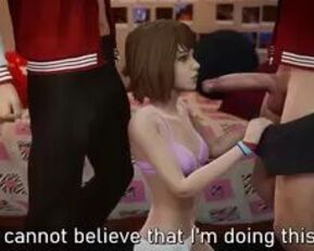 Horny anime babe craves DP action!