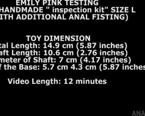 Anal toys fists and prolapse