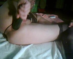 anal dildo fuck and prolapse