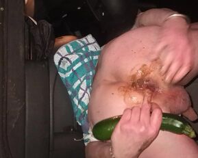 French amateur scat anal fuck in car